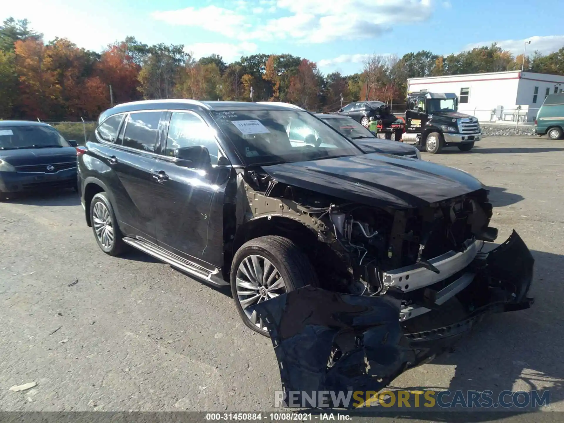 1 Photograph of a damaged car 5TDFZRBH8LS031389 TOYOTA HIGHLANDER 2020