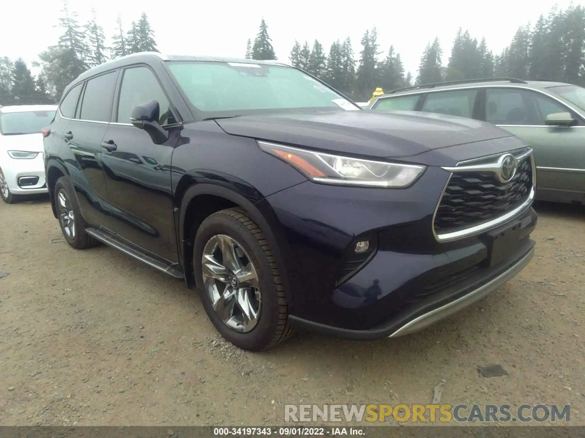 1 Photograph of a damaged car 5TDFZRBH8LS043820 TOYOTA HIGHLANDER 2020