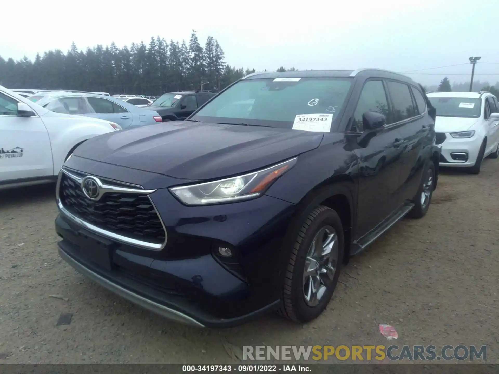 2 Photograph of a damaged car 5TDFZRBH8LS043820 TOYOTA HIGHLANDER 2020