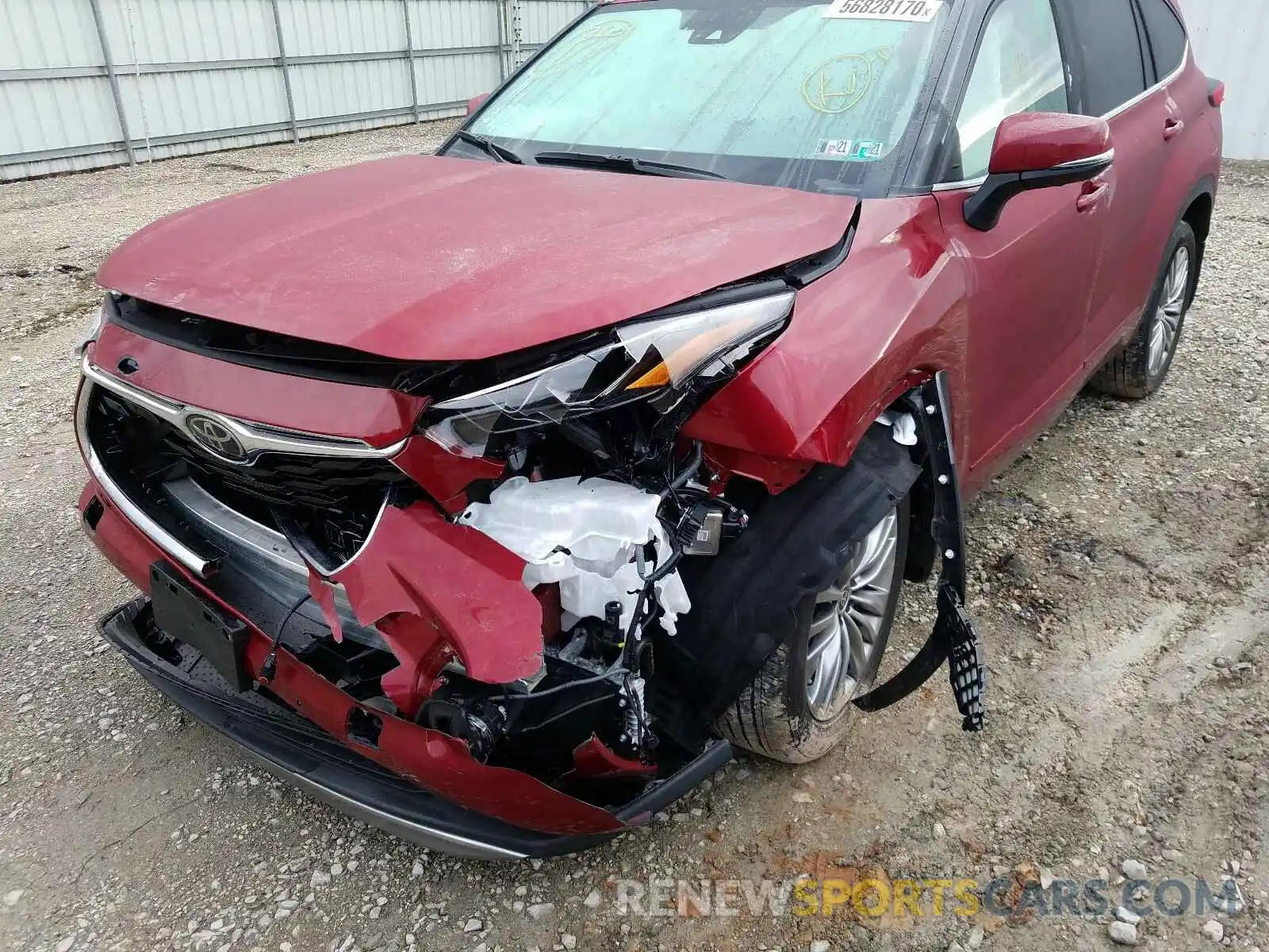 9 Photograph of a damaged car 5TDFZRBH9LS026220 TOYOTA HIGHLANDER 2020