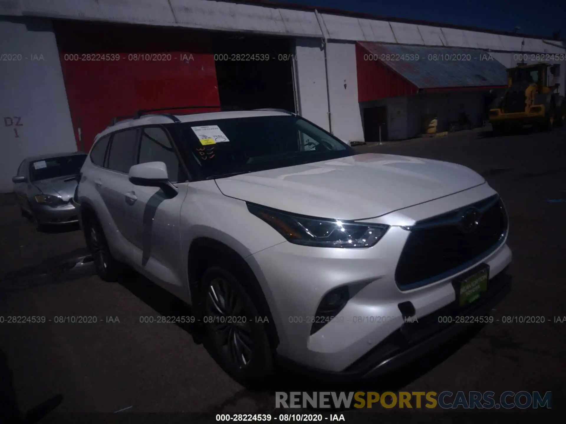 1 Photograph of a damaged car 5TDFZRBHXLS023620 TOYOTA HIGHLANDER 2020