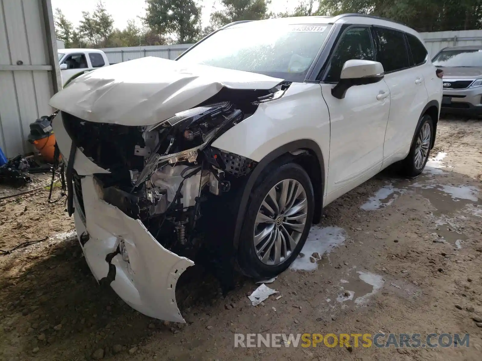 2 Photograph of a damaged car 5TDFZRBHXLS030132 TOYOTA HIGHLANDER 2020