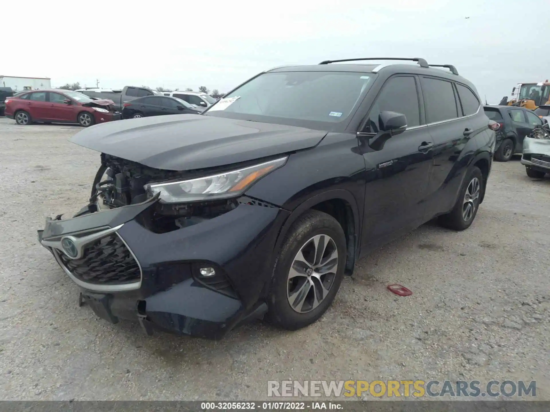 2 Photograph of a damaged car 5TDGARAH0LS500200 TOYOTA HIGHLANDER 2020