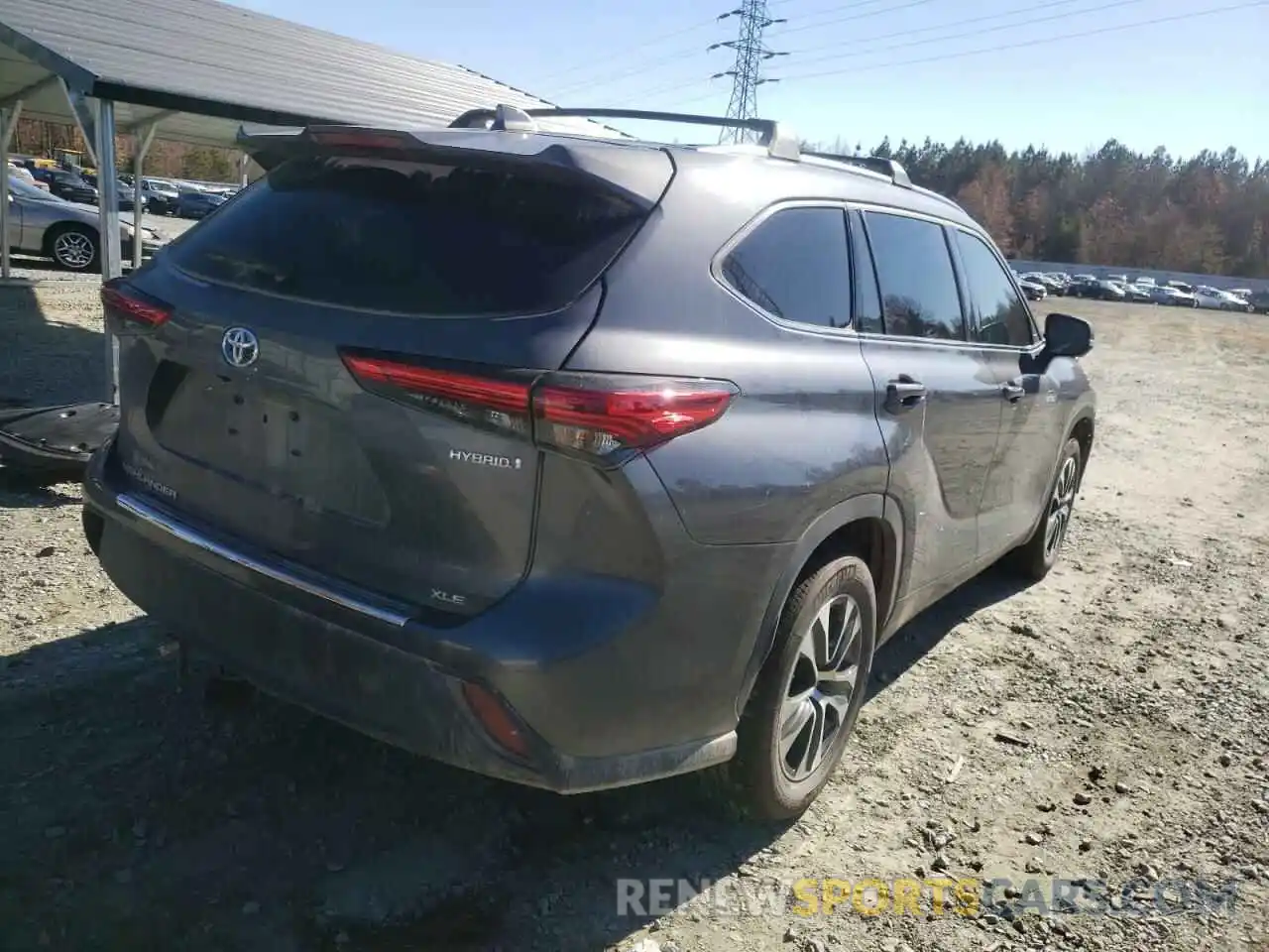 4 Photograph of a damaged car 5TDGARAH2LS503177 TOYOTA HIGHLANDER 2020