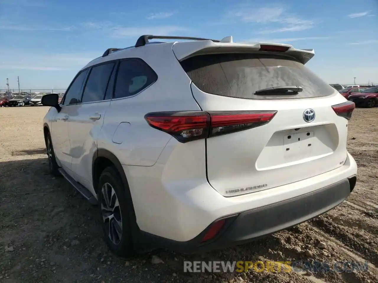 3 Photograph of a damaged car 5TDGARAH4LS502581 TOYOTA HIGHLANDER 2020