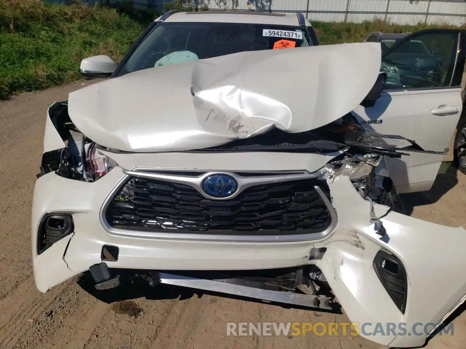 7 Photograph of a damaged car 5TDGARAH5LS502069 TOYOTA HIGHLANDER 2020