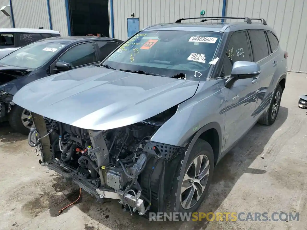 2 Photograph of a damaged car 5TDGARAHXLS001405 TOYOTA HIGHLANDER 2020