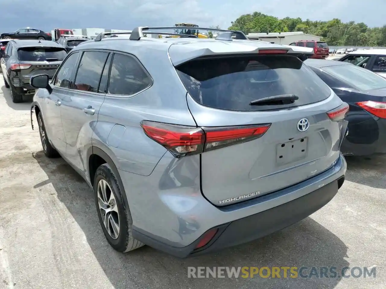 3 Photograph of a damaged car 5TDGARAHXLS001405 TOYOTA HIGHLANDER 2020