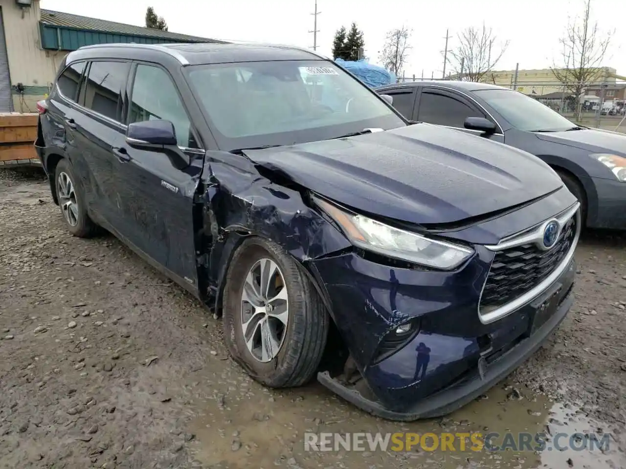 1 Photograph of a damaged car 5TDGBRCH1LS505268 TOYOTA HIGHLANDER 2020