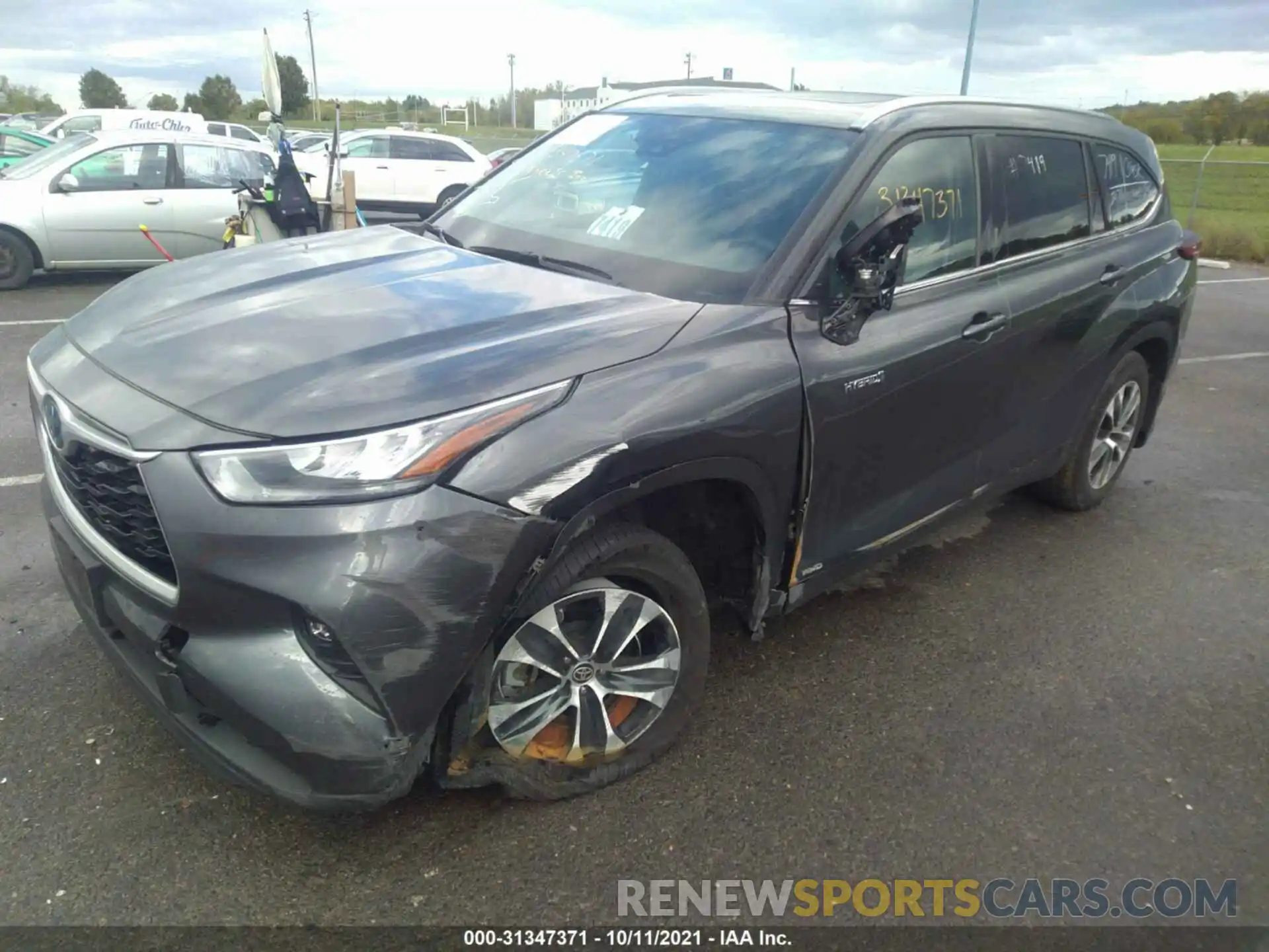 6 Photograph of a damaged car 5TDGBRCH1LS506890 TOYOTA HIGHLANDER 2020