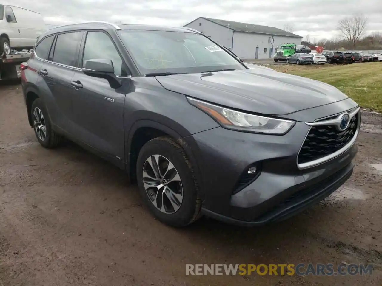 1 Photograph of a damaged car 5TDGBRCH2LS513993 TOYOTA HIGHLANDER 2020