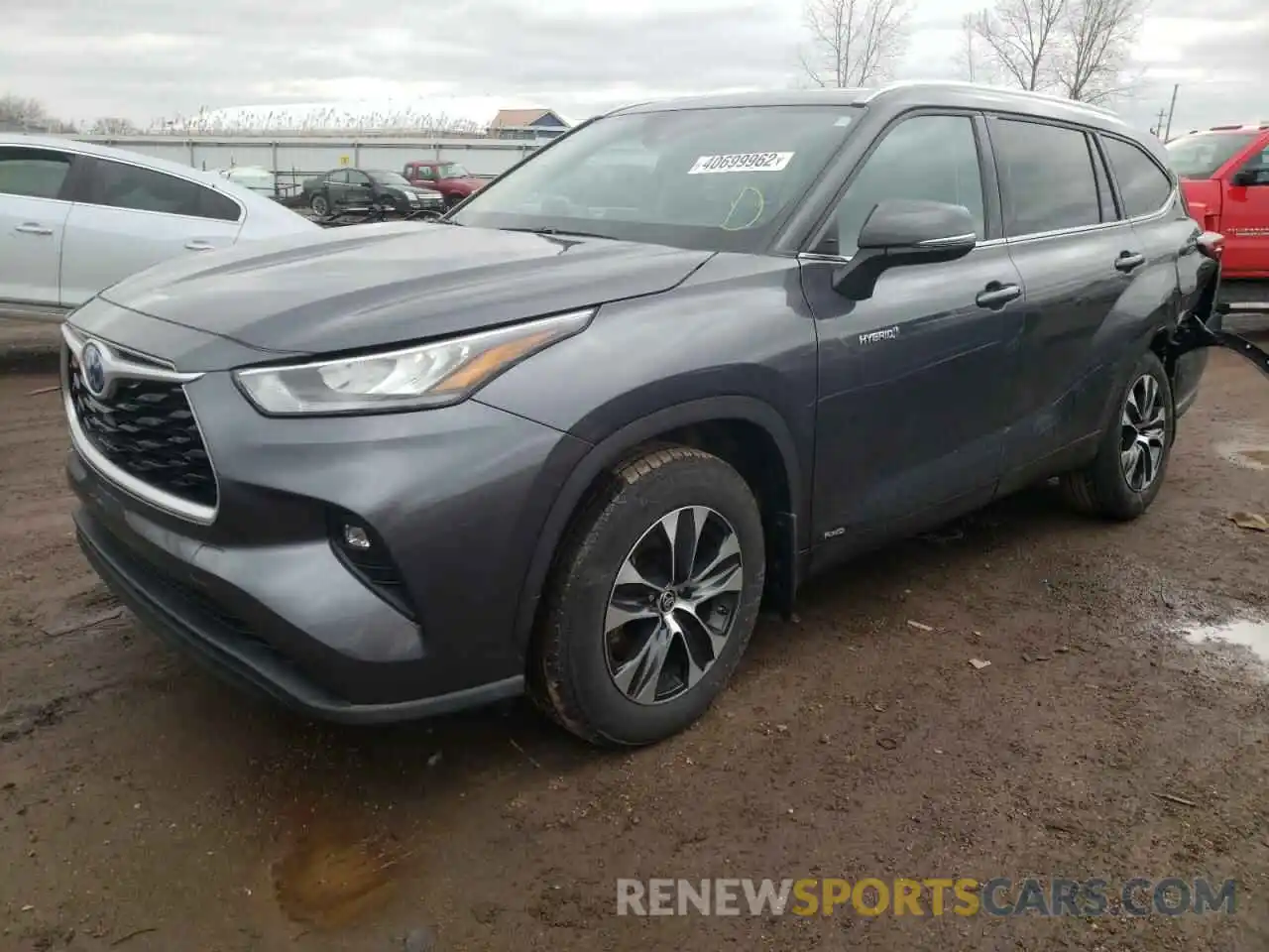 2 Photograph of a damaged car 5TDGBRCH2LS513993 TOYOTA HIGHLANDER 2020