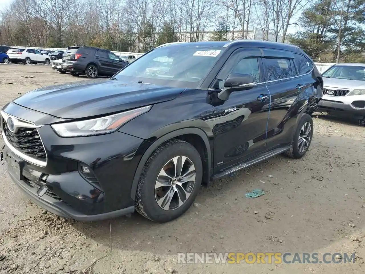 1 Photograph of a damaged car 5TDGBRCH3LS503117 TOYOTA HIGHLANDER 2020