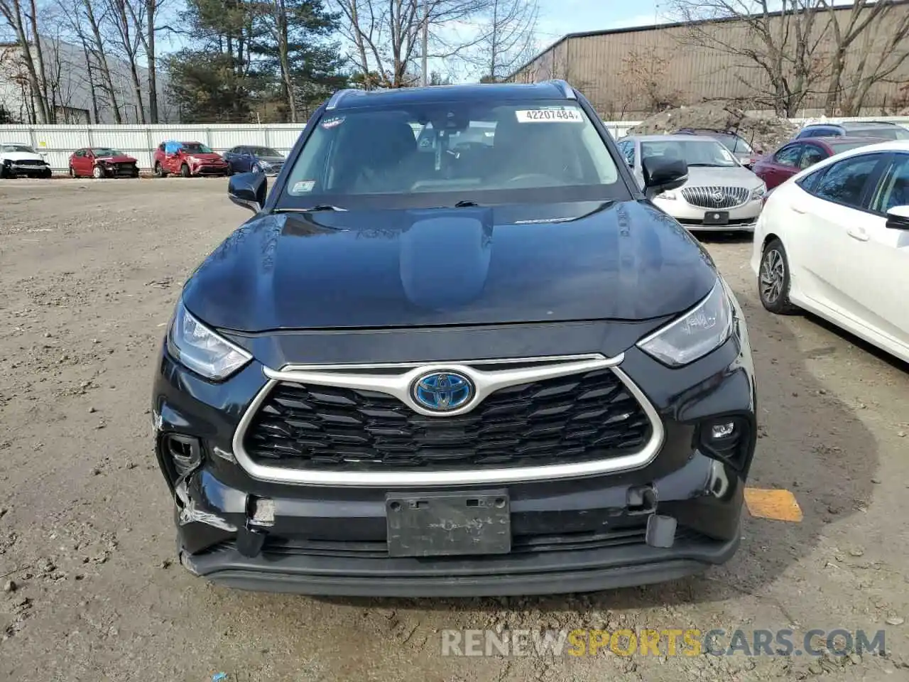 5 Photograph of a damaged car 5TDGBRCH3LS503117 TOYOTA HIGHLANDER 2020