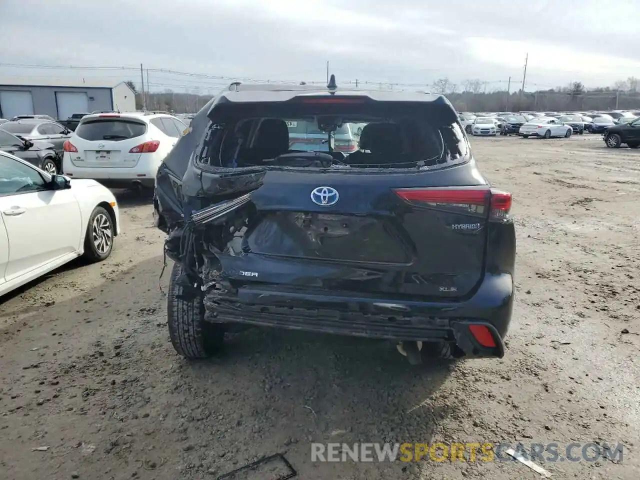 6 Photograph of a damaged car 5TDGBRCH3LS503117 TOYOTA HIGHLANDER 2020