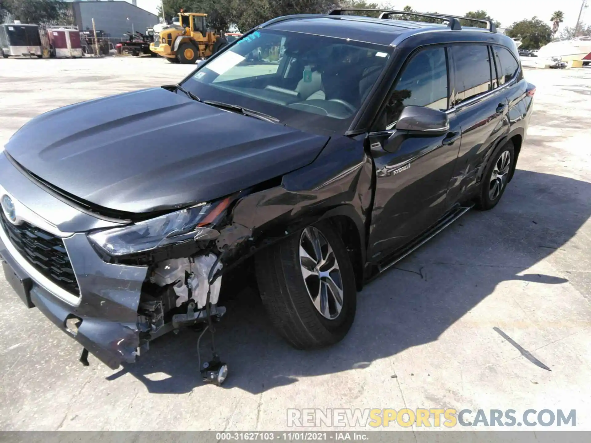 6 Photograph of a damaged car 5TDGBRCH3LS506065 TOYOTA HIGHLANDER 2020