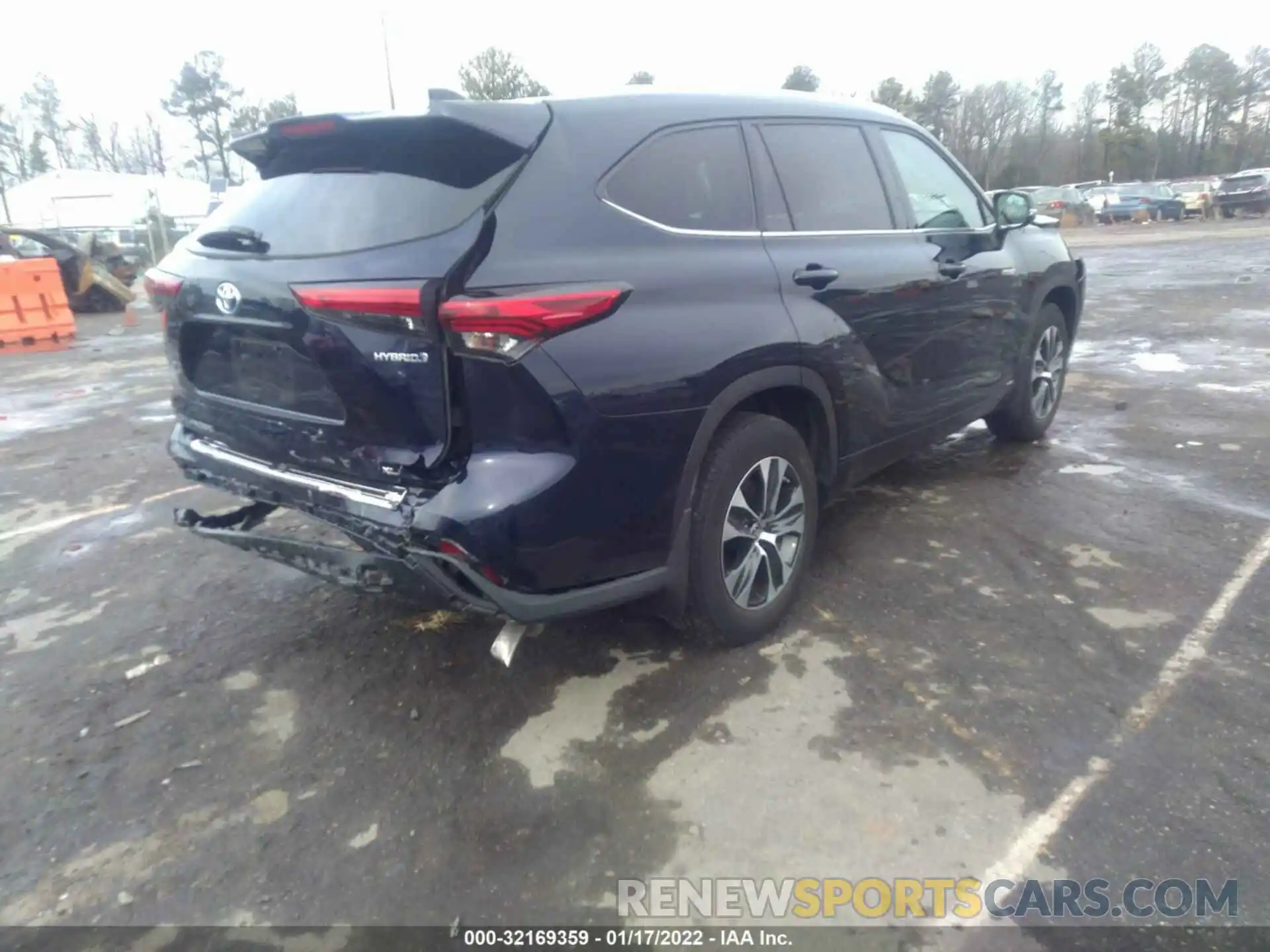 4 Фотография поврежденного автомобиля 5TDGBRCH3LS510293 TOYOTA HIGHLANDER 2020