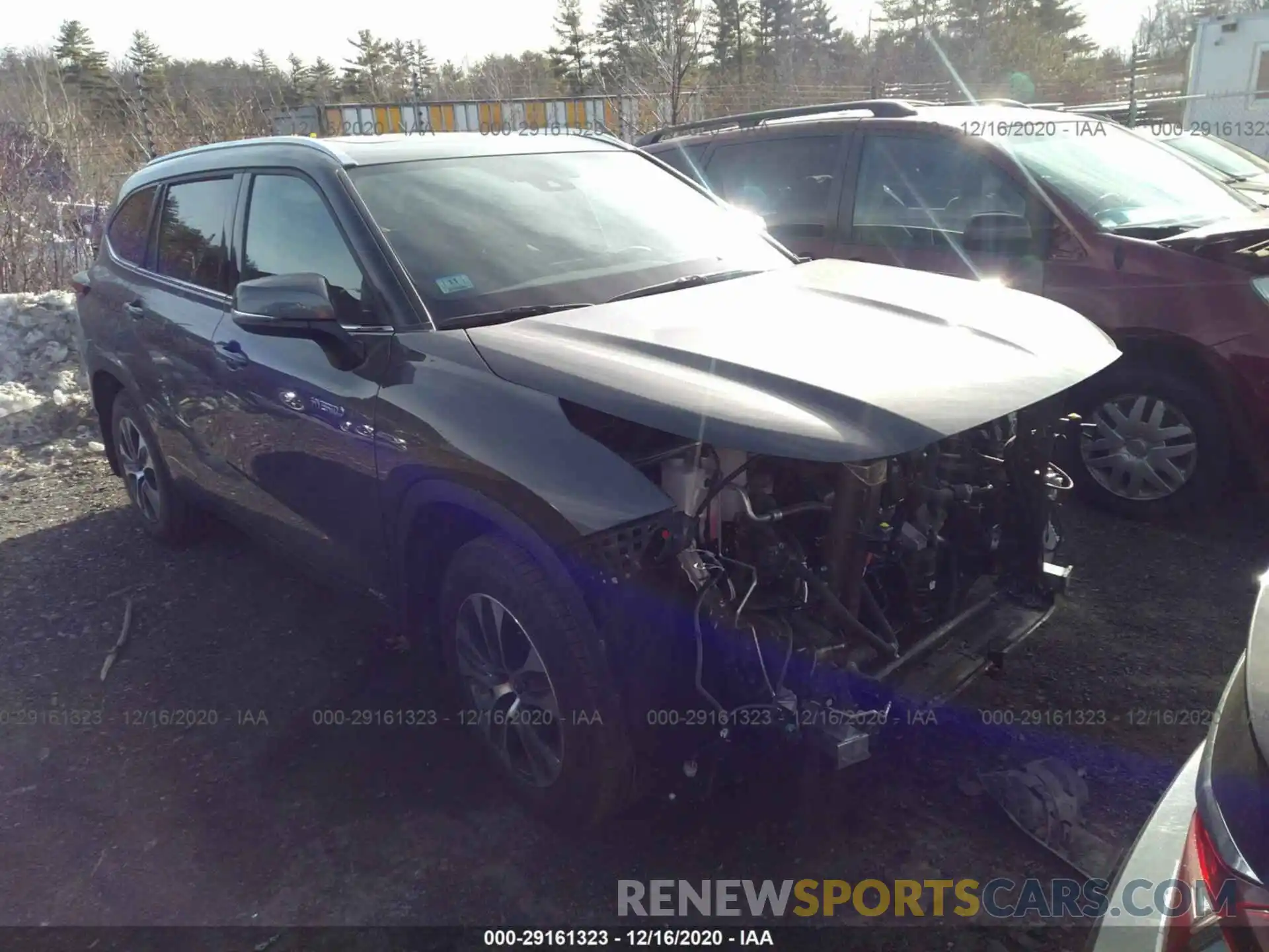 1 Photograph of a damaged car 5TDGBRCH3LS514067 TOYOTA HIGHLANDER 2020