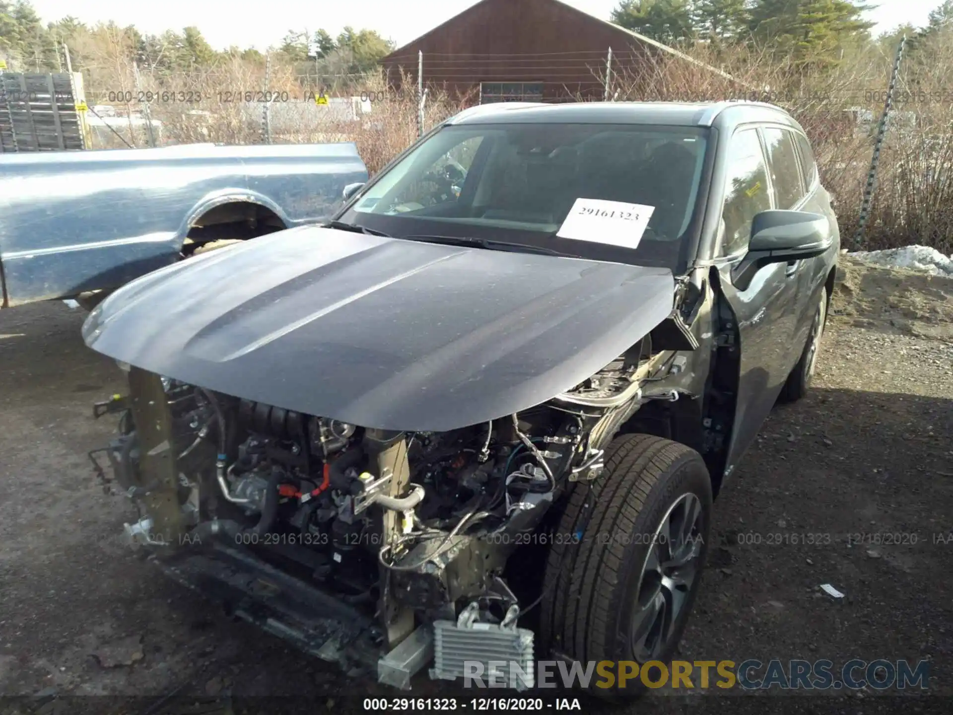 2 Photograph of a damaged car 5TDGBRCH3LS514067 TOYOTA HIGHLANDER 2020