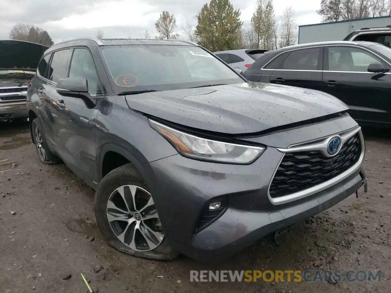 1 Photograph of a damaged car 5TDGBRCH4LS001278 TOYOTA HIGHLANDER 2020