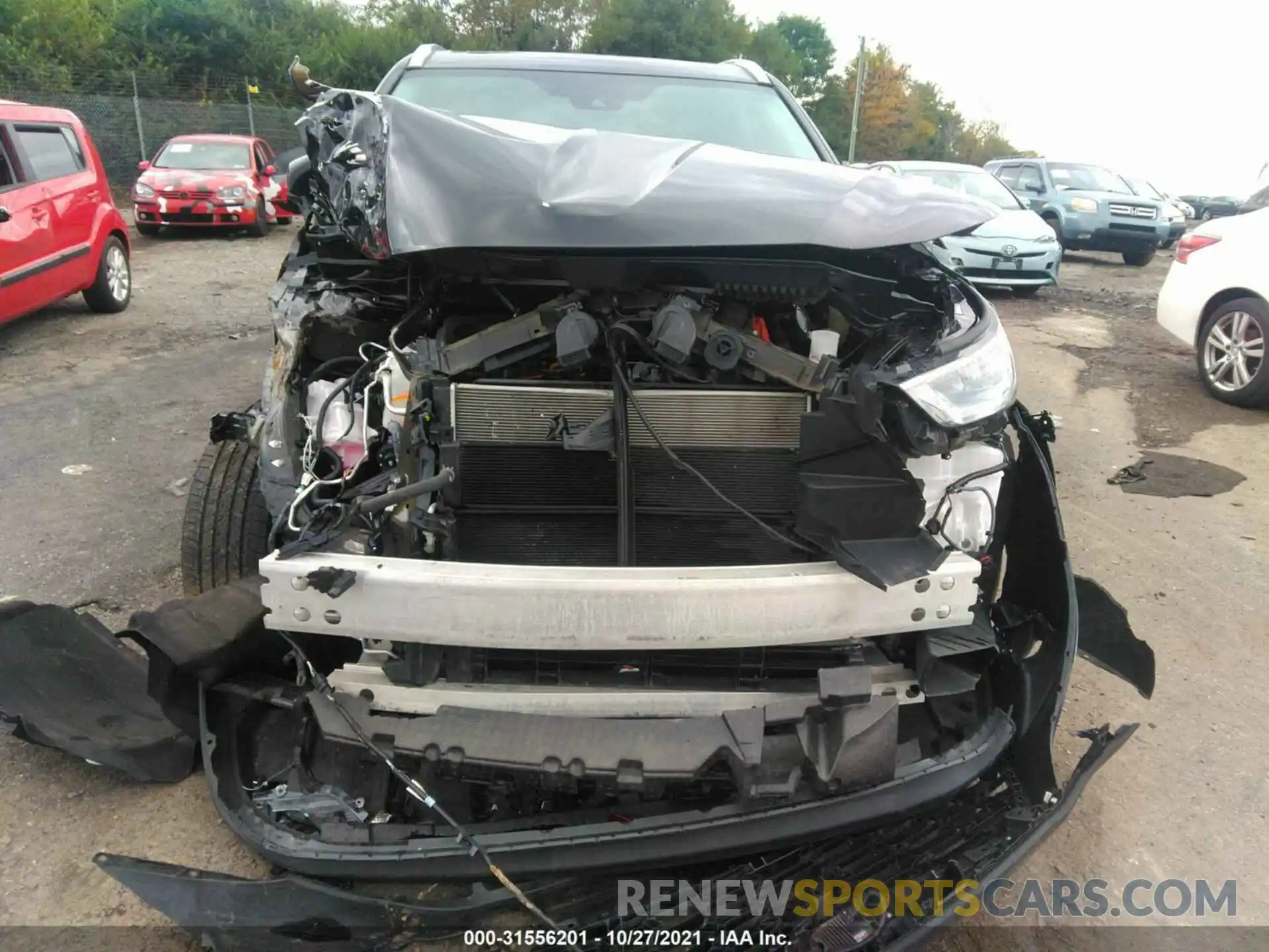 6 Photograph of a damaged car 5TDGBRCH5LS509338 TOYOTA HIGHLANDER 2020