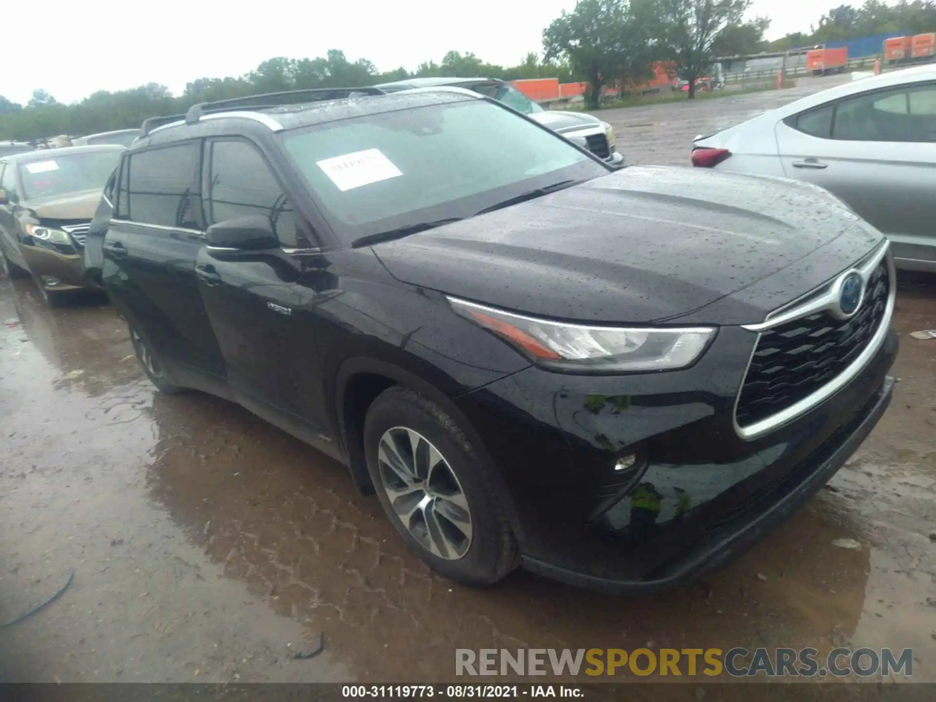 1 Photograph of a damaged car 5TDGBRCH7LS504142 TOYOTA HIGHLANDER 2020