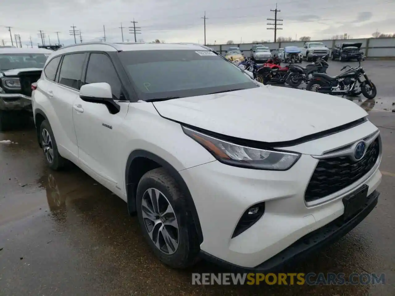 1 Photograph of a damaged car 5TDGBRCH7LS511477 TOYOTA HIGHLANDER 2020