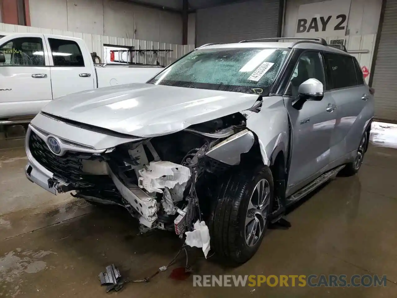 1 Photograph of a damaged car 5TDGBRCH7LS513522 TOYOTA HIGHLANDER 2020