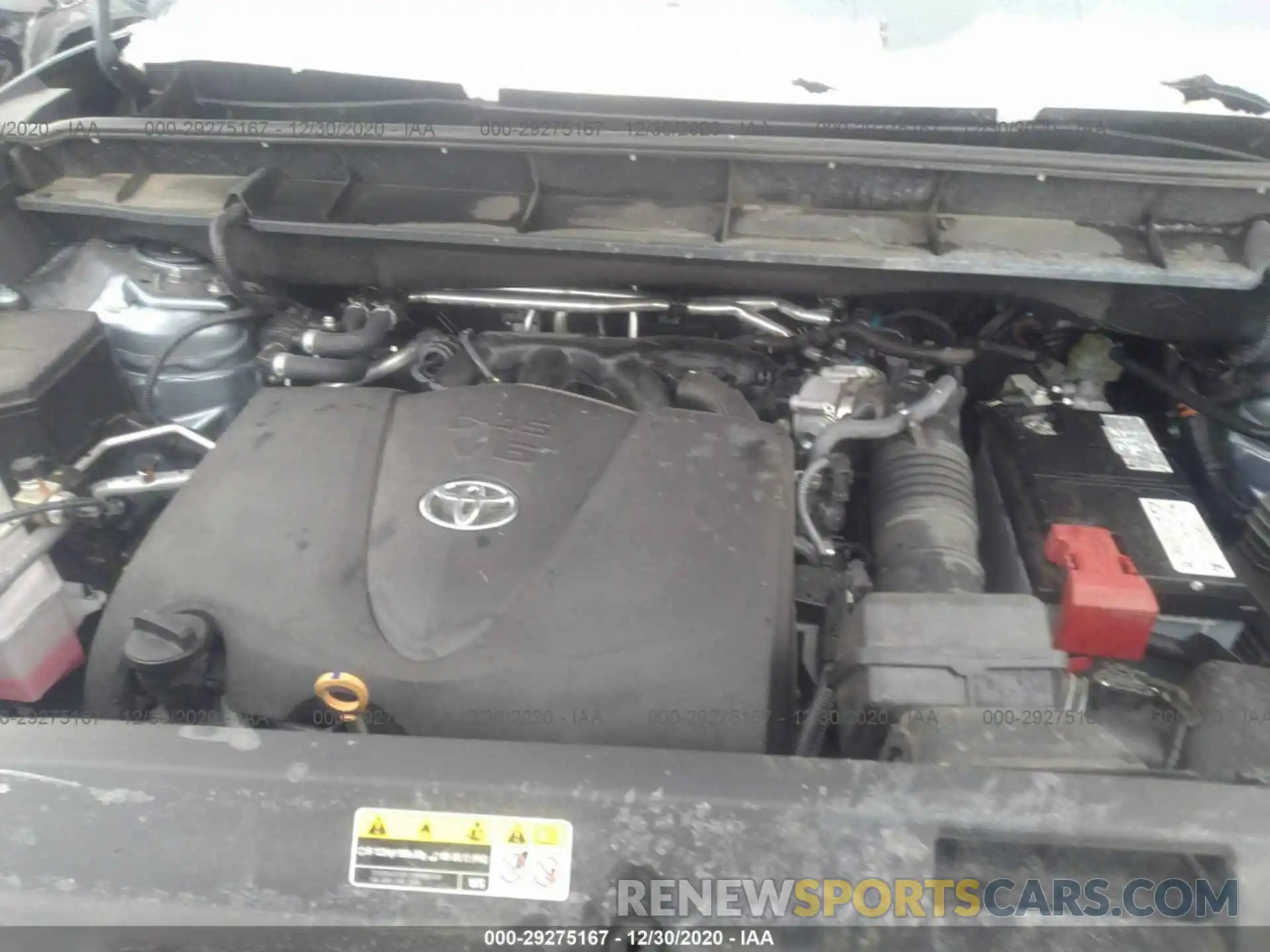 10 Photograph of a damaged car 5TDGZRAH0LS007416 TOYOTA HIGHLANDER 2020