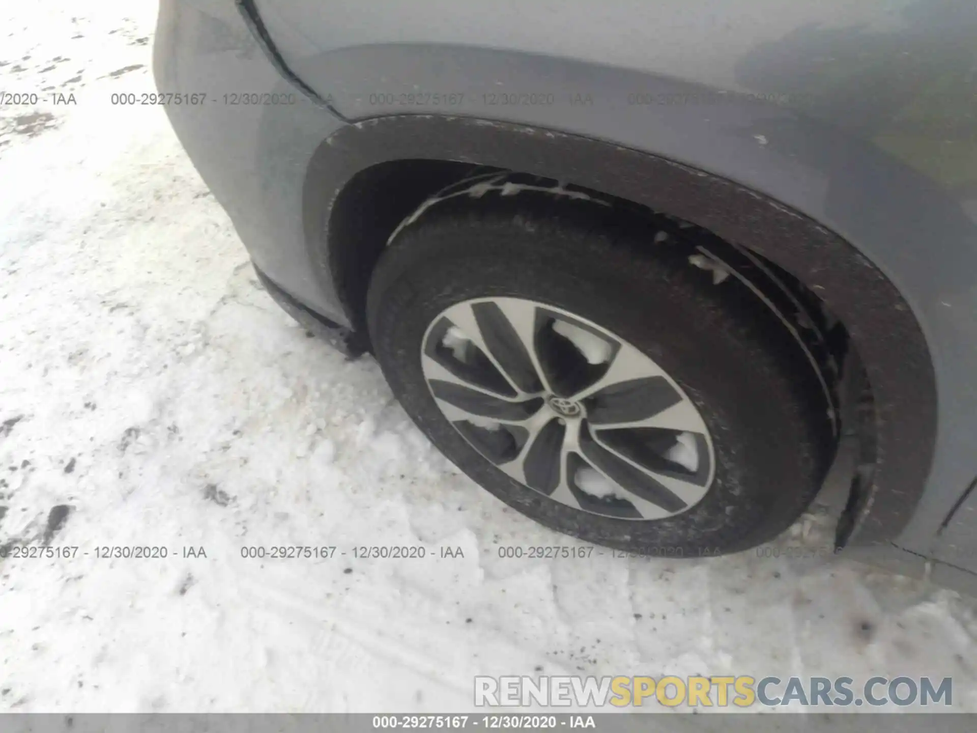 12 Photograph of a damaged car 5TDGZRAH0LS007416 TOYOTA HIGHLANDER 2020