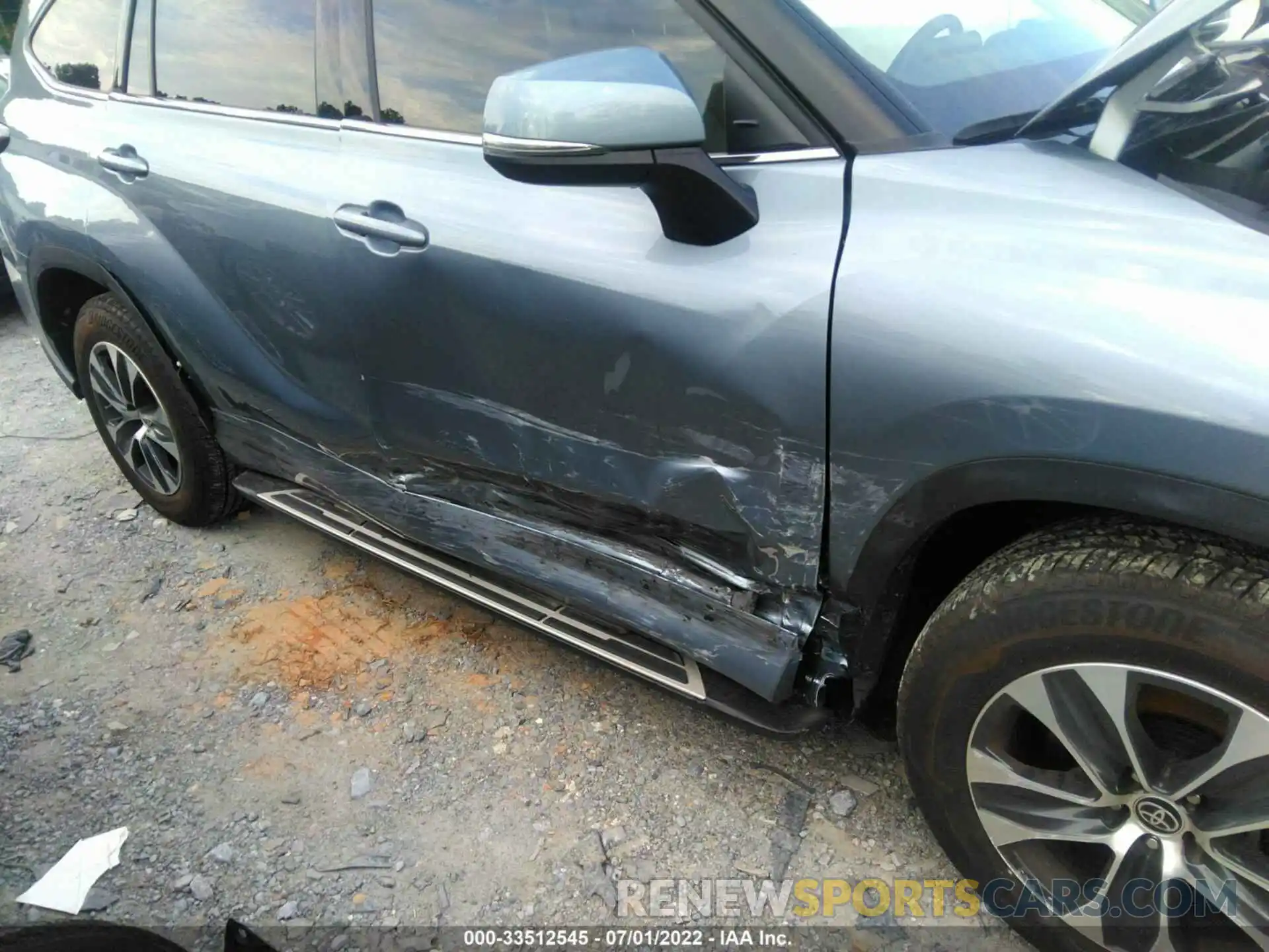 6 Фотография поврежденного автомобиля 5TDGZRAH0LS008744 TOYOTA HIGHLANDER 2020