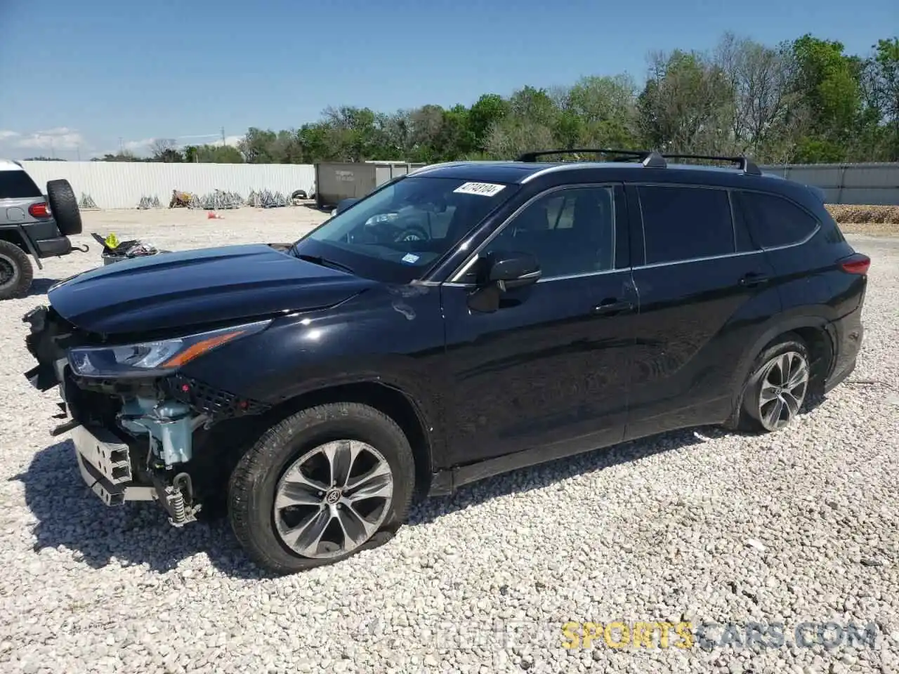 1 Photograph of a damaged car 5TDGZRAH0LS501808 TOYOTA HIGHLANDER 2020