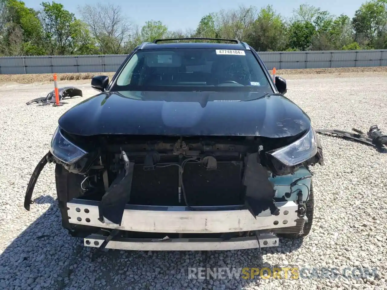 5 Photograph of a damaged car 5TDGZRAH0LS501808 TOYOTA HIGHLANDER 2020