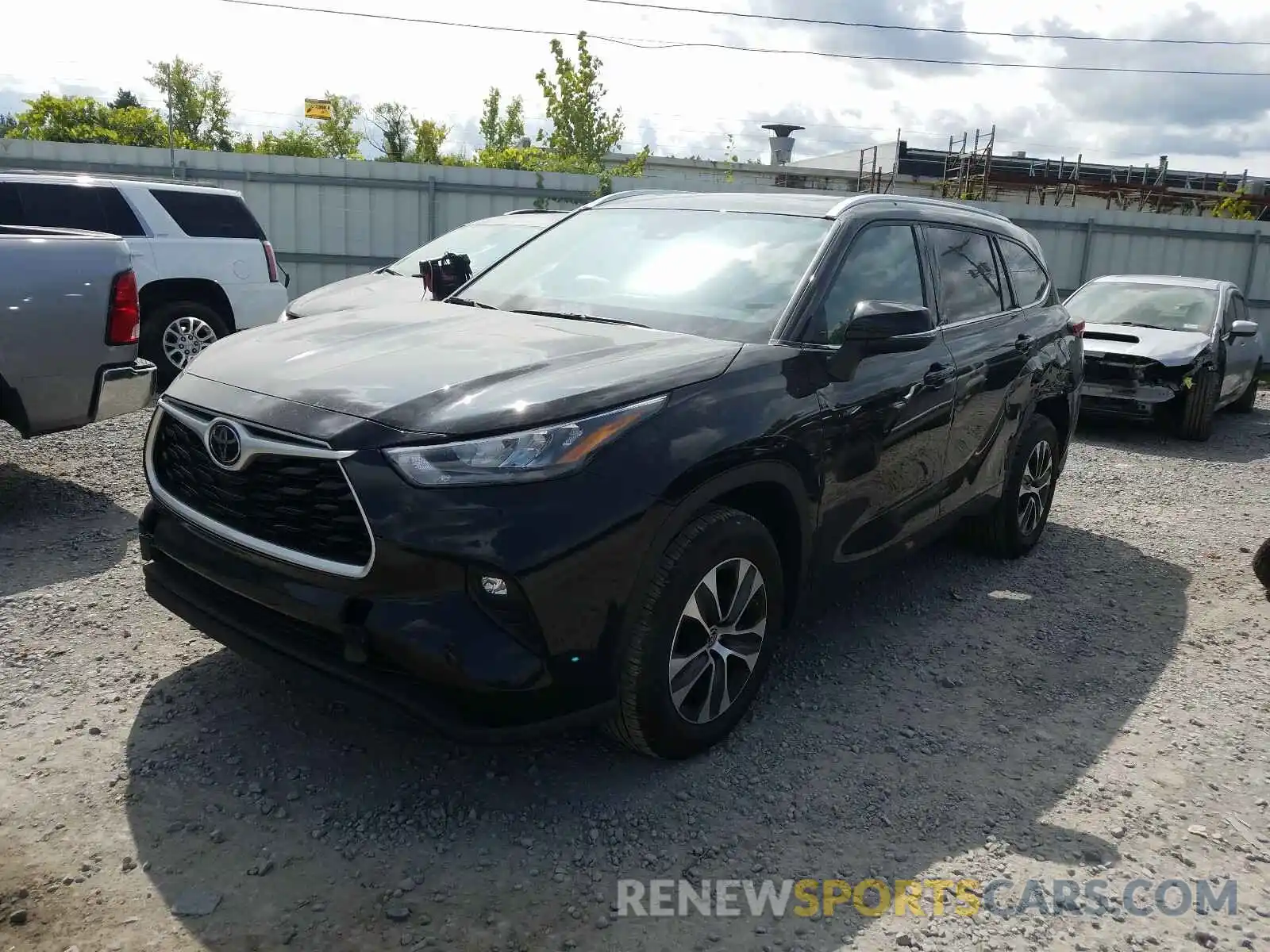 2 Photograph of a damaged car 5TDGZRAH0LS506071 TOYOTA HIGHLANDER 2020