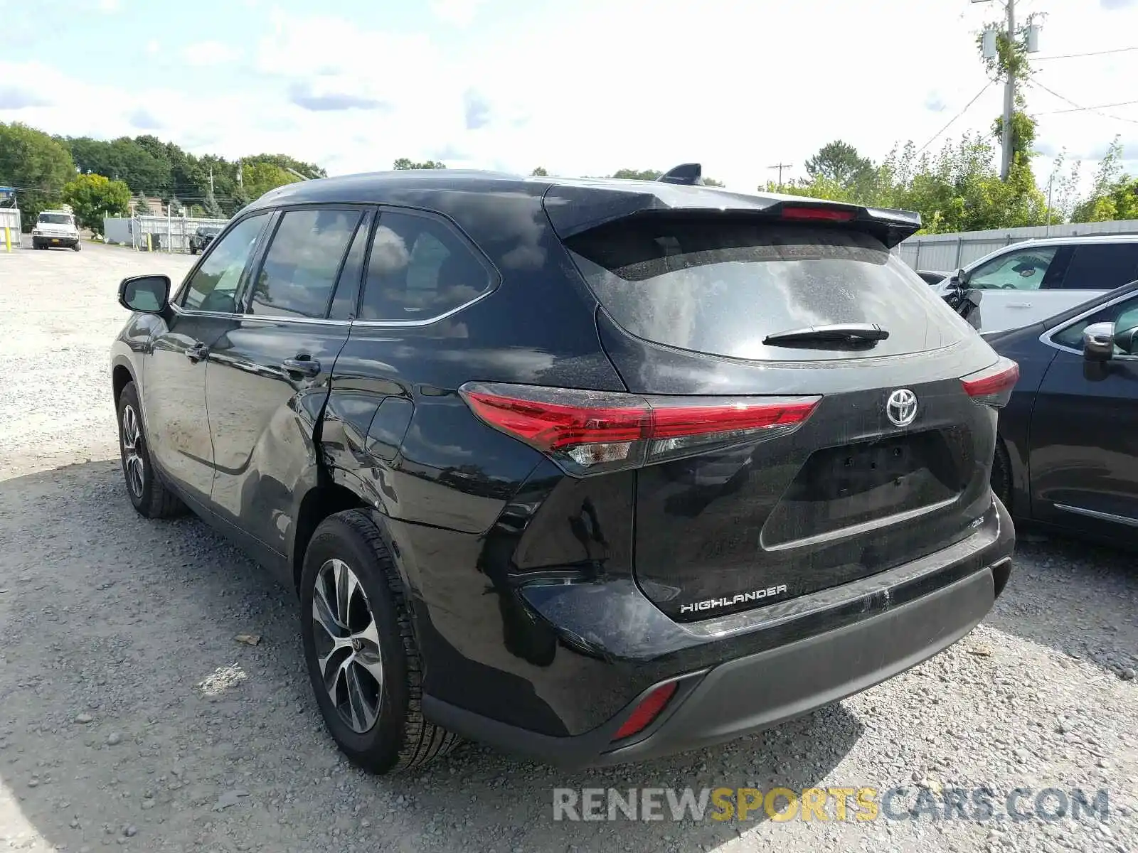 3 Photograph of a damaged car 5TDGZRAH0LS506071 TOYOTA HIGHLANDER 2020