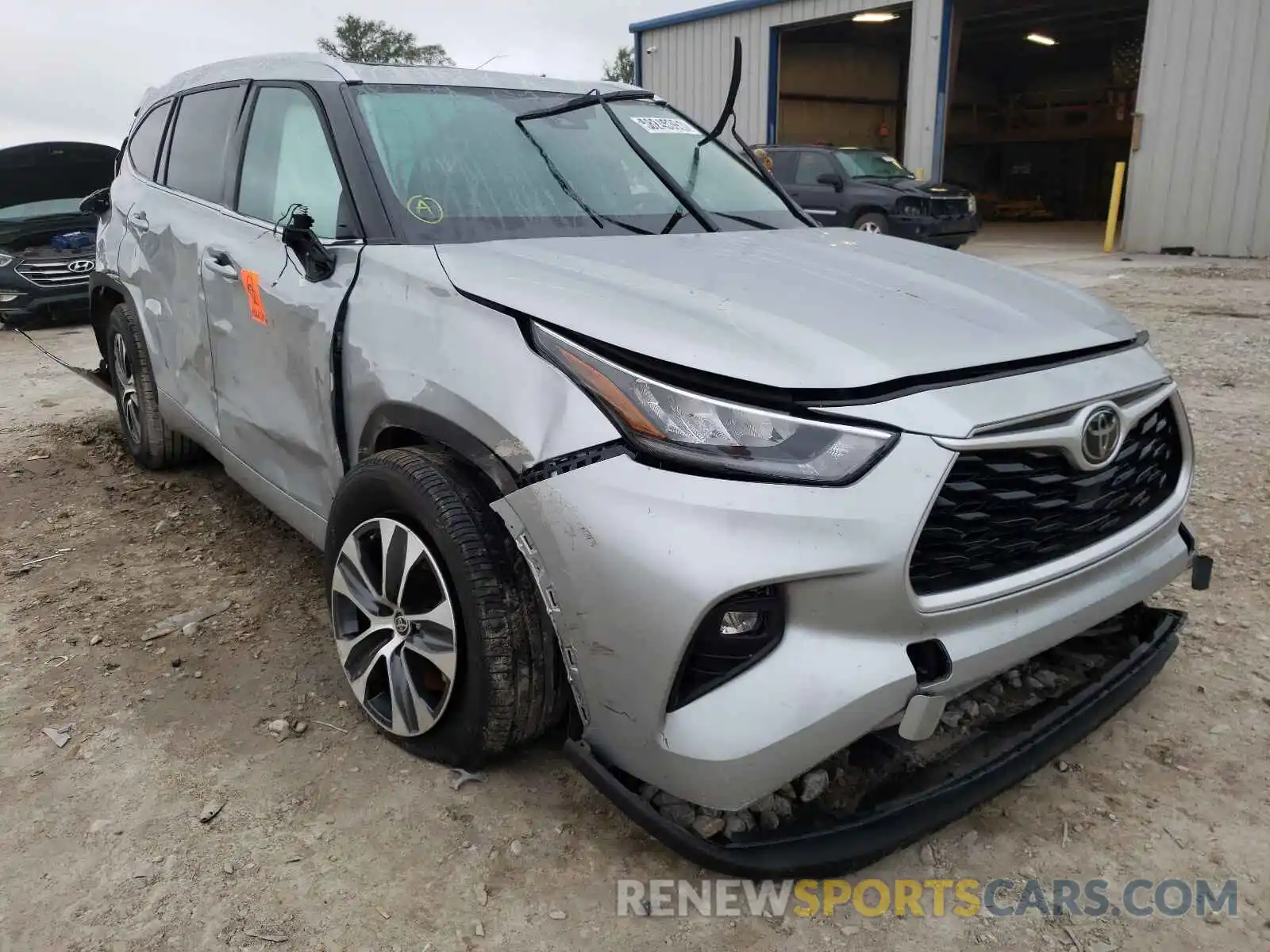 1 Photograph of a damaged car 5TDGZRAH1LS015007 TOYOTA HIGHLANDER 2020