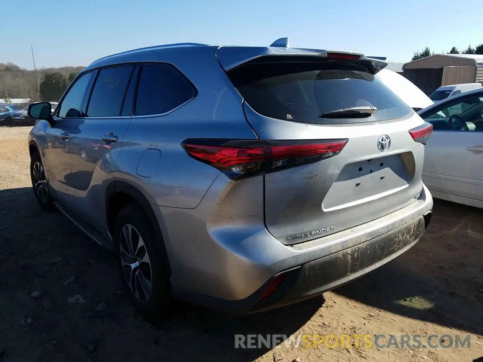 3 Photograph of a damaged car 5TDGZRAH1LS016707 TOYOTA HIGHLANDER 2020