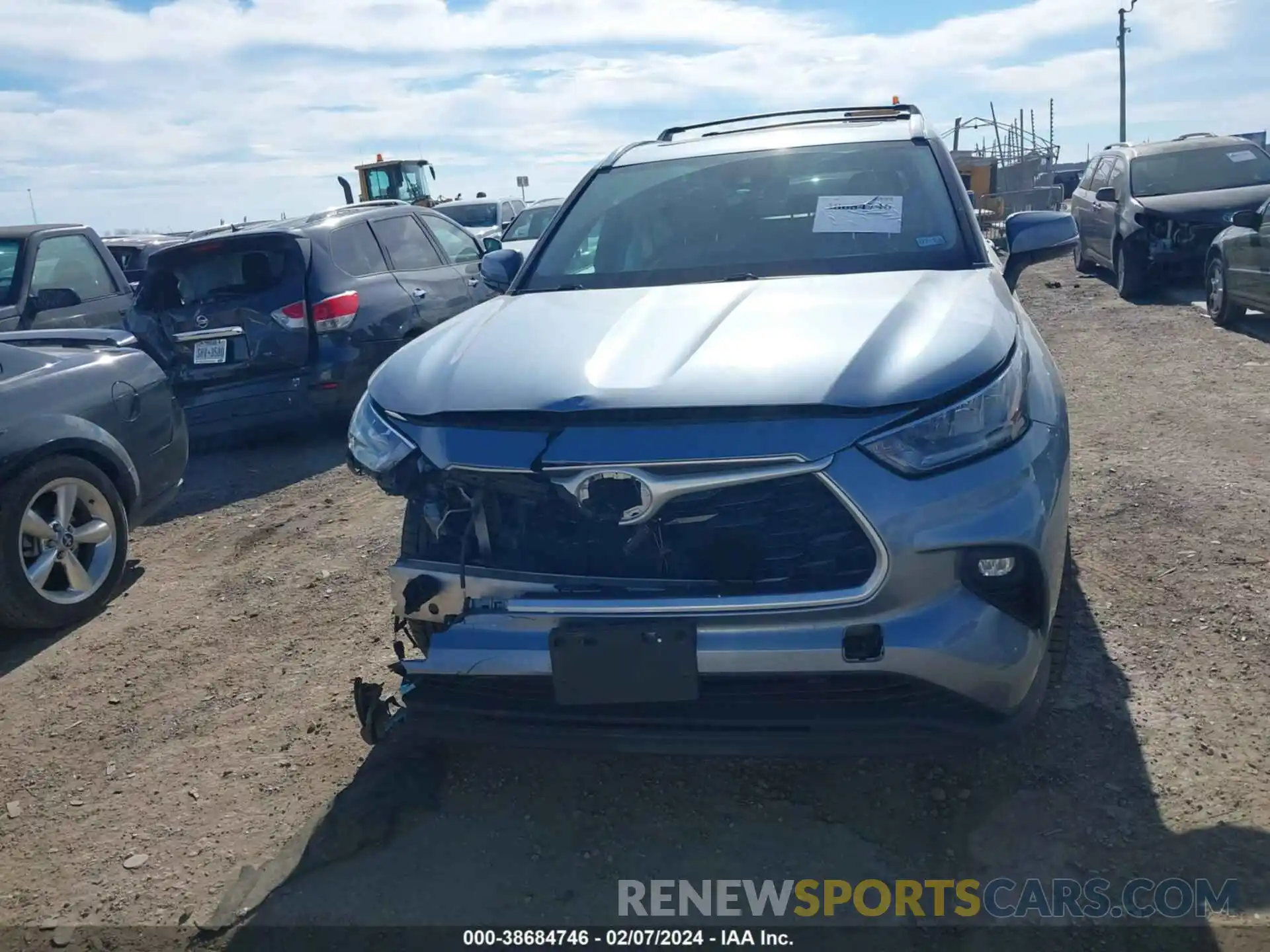 12 Photograph of a damaged car 5TDGZRAH1LS020319 TOYOTA HIGHLANDER 2020