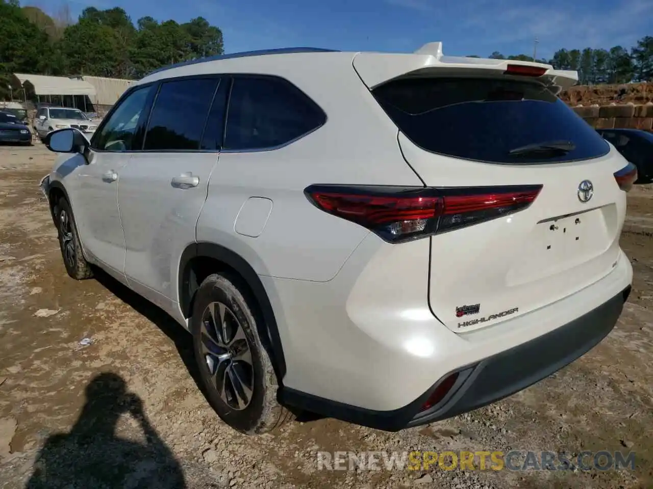 3 Photograph of a damaged car 5TDGZRAH1LS023401 TOYOTA HIGHLANDER 2020