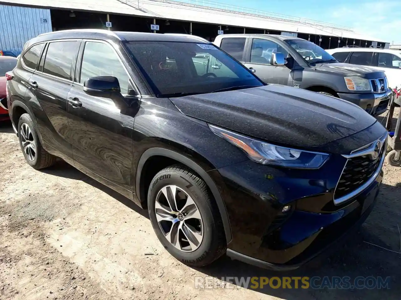 1 Photograph of a damaged car 5TDGZRAH1LS502563 TOYOTA HIGHLANDER 2020