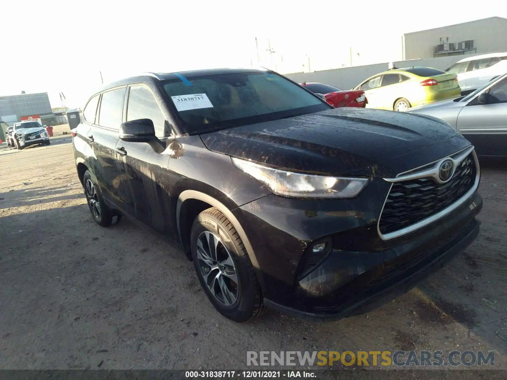 1 Photograph of a damaged car 5TDGZRAH1LS504992 TOYOTA HIGHLANDER 2020