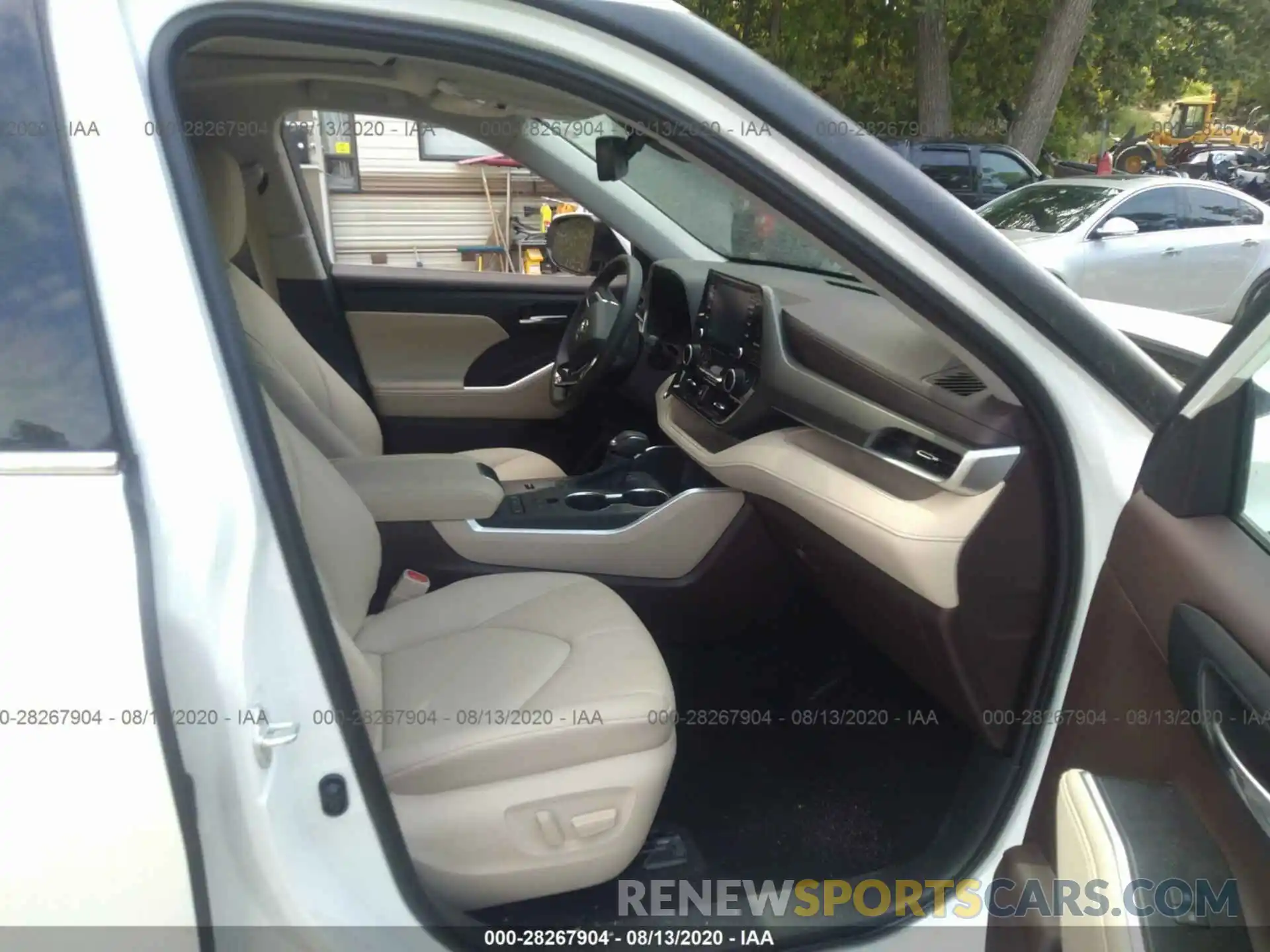 5 Photograph of a damaged car 5TDGZRAH2LS504760 TOYOTA HIGHLANDER 2020