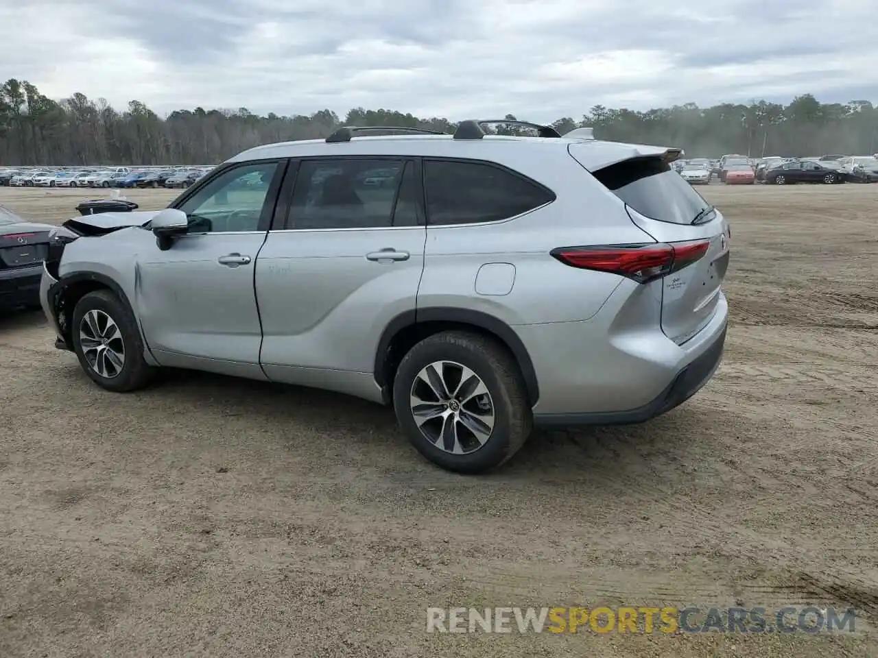 2 Photograph of a damaged car 5TDGZRAH2LS512289 TOYOTA HIGHLANDER 2020