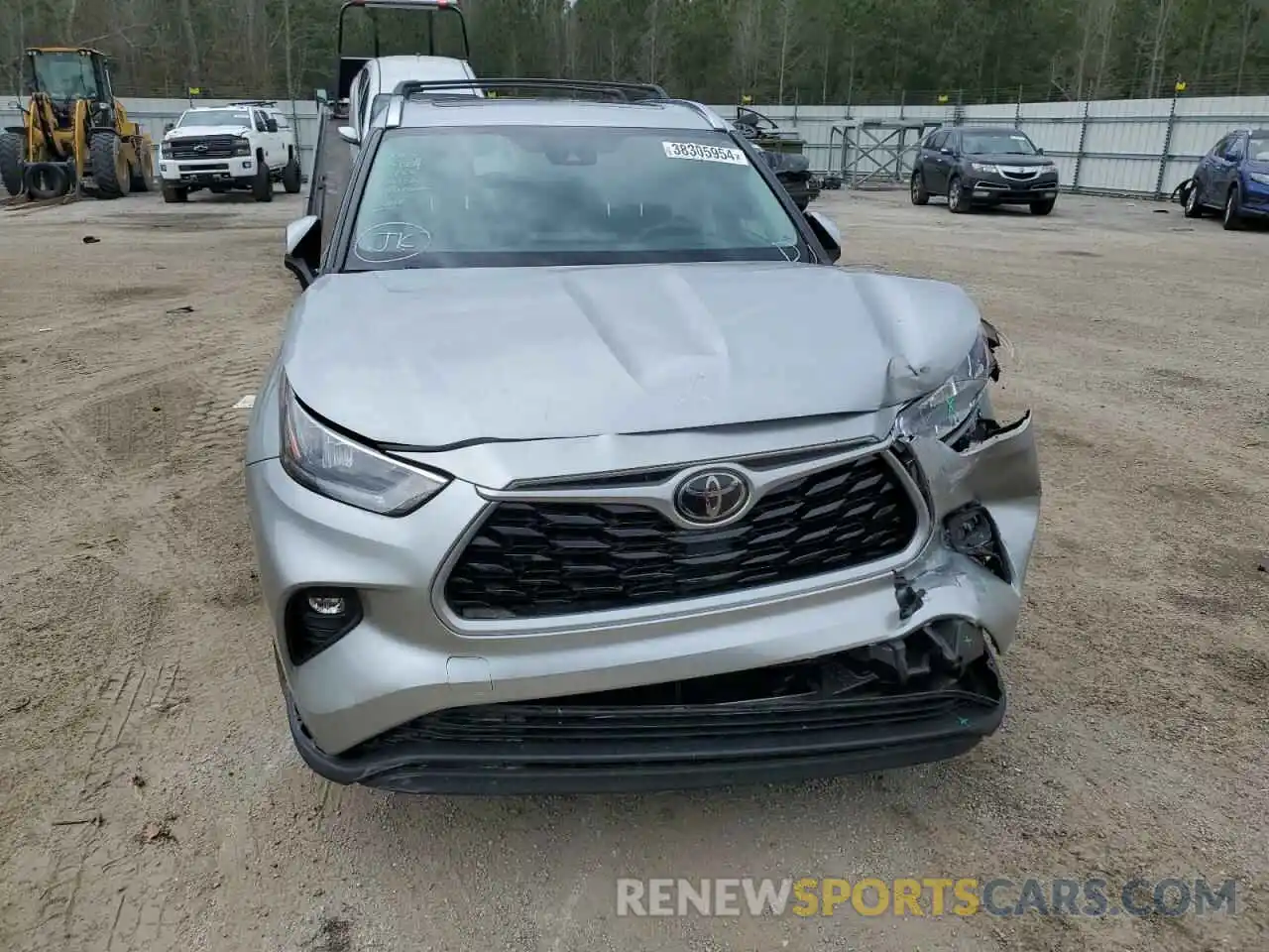 5 Photograph of a damaged car 5TDGZRAH2LS512289 TOYOTA HIGHLANDER 2020