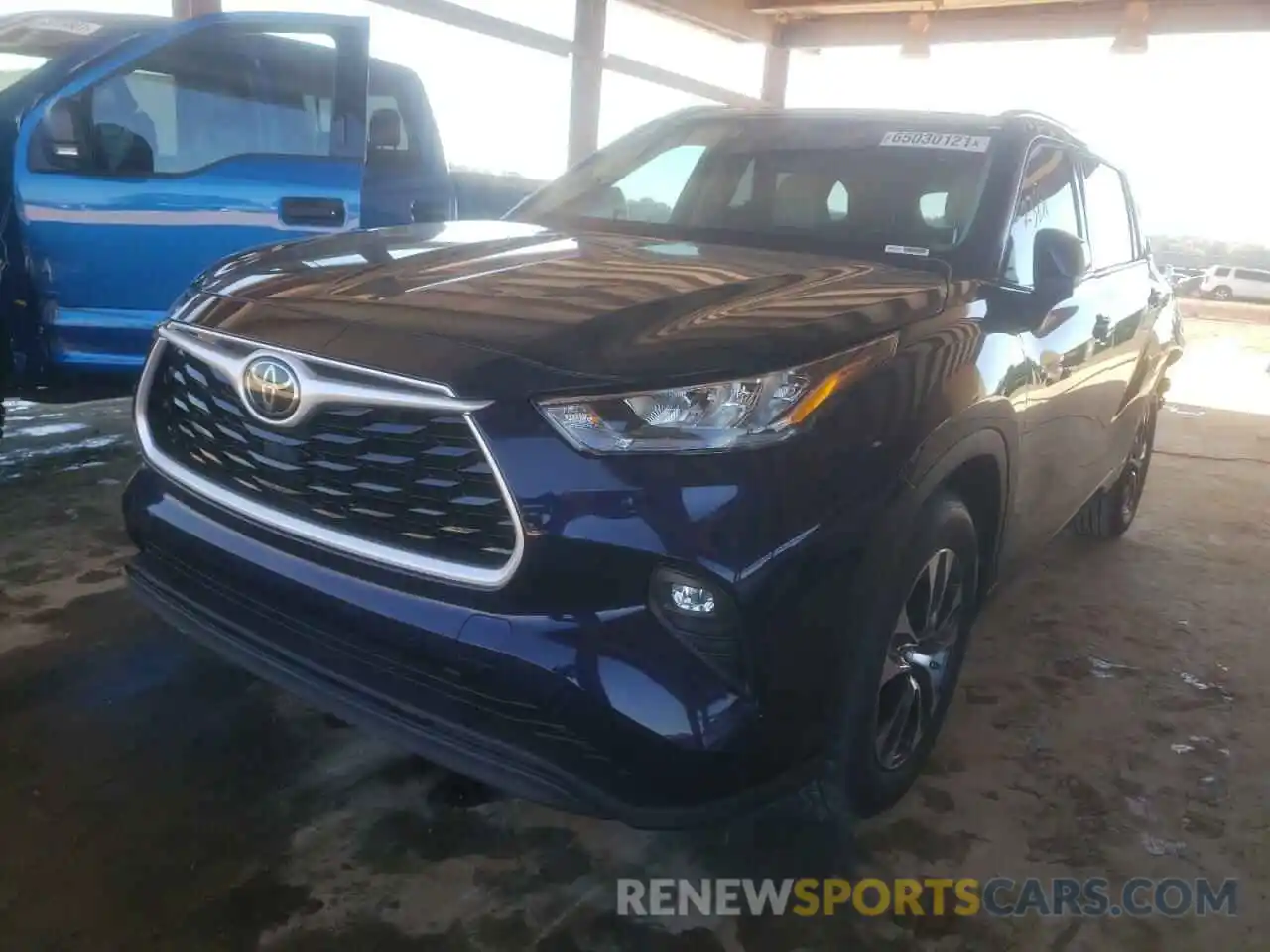 2 Photograph of a damaged car 5TDGZRAH3LS002212 TOYOTA HIGHLANDER 2020