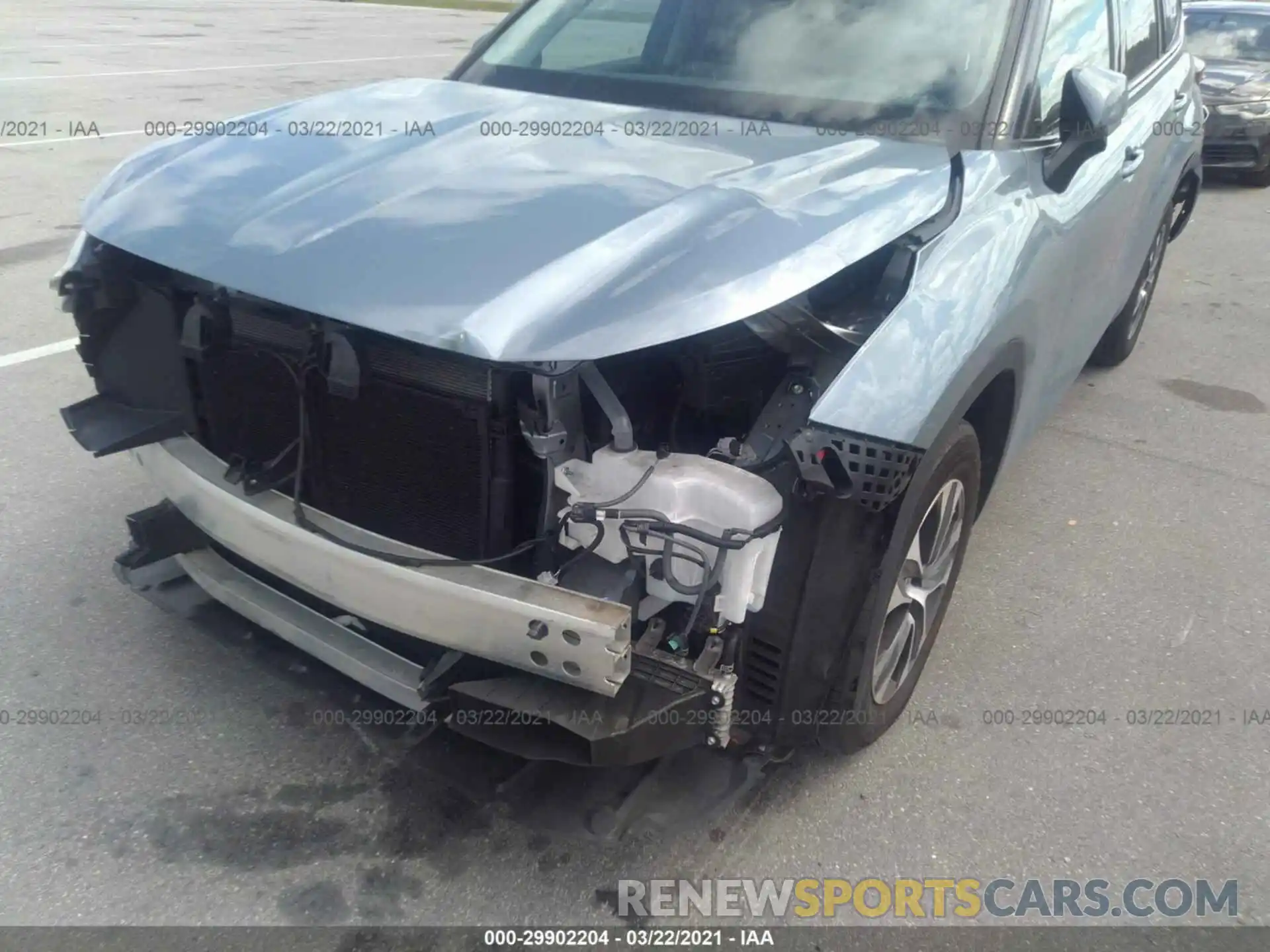 6 Photograph of a damaged car 5TDGZRAH3LS002873 TOYOTA HIGHLANDER 2020