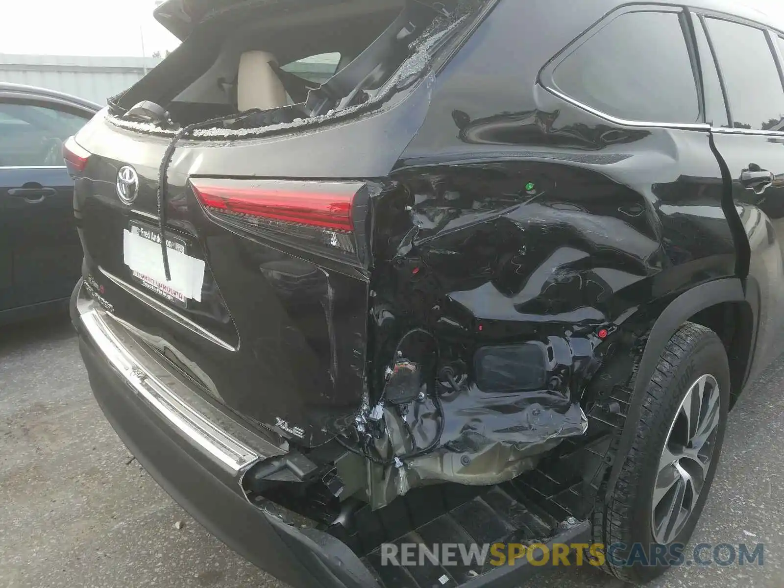 9 Фотография поврежденного автомобиля 5TDGZRAH3LS010777 TOYOTA HIGHLANDER 2020