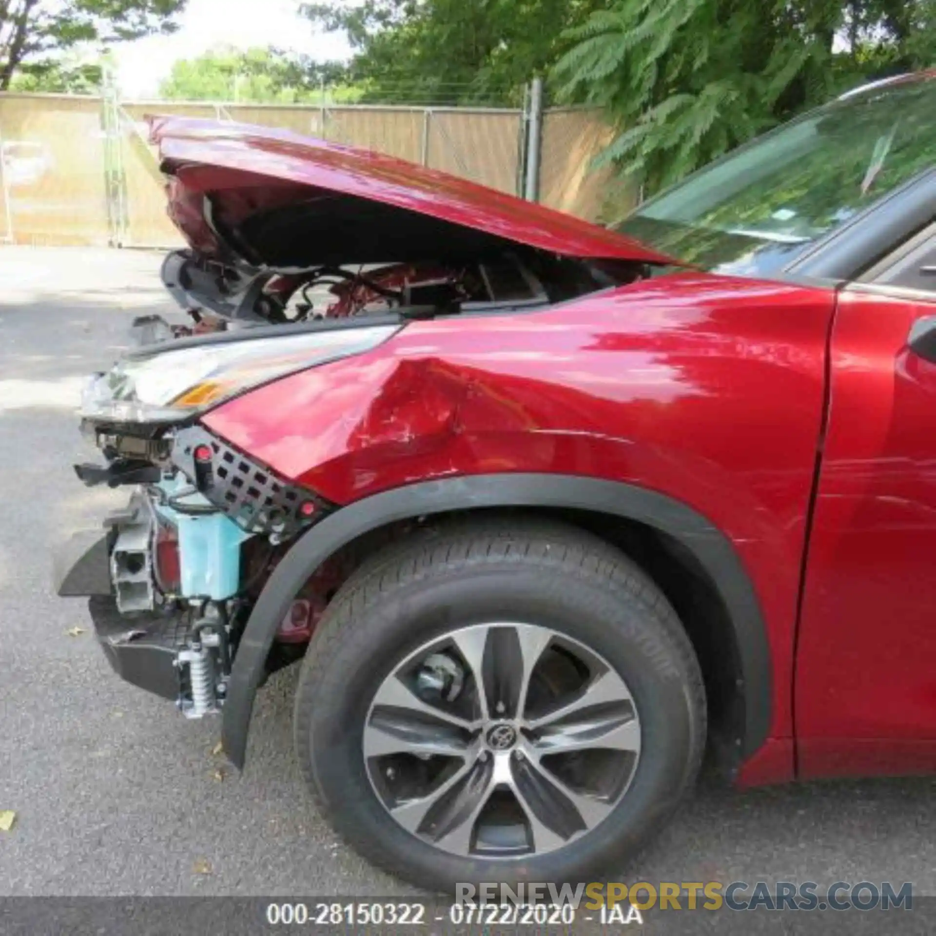 10 Photograph of a damaged car 5TDGZRAH3LS010830 TOYOTA HIGHLANDER 2020