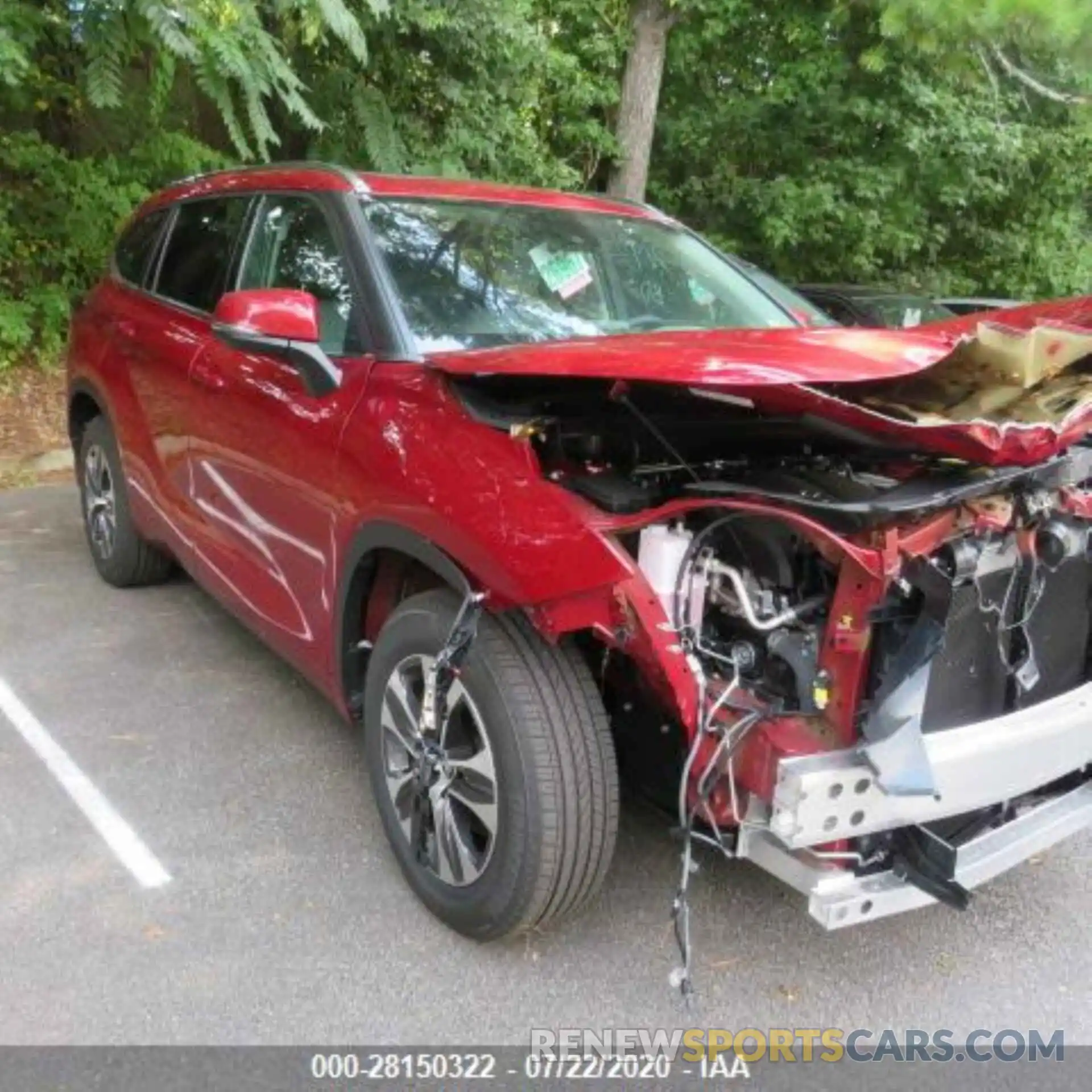 6 Photograph of a damaged car 5TDGZRAH3LS010830 TOYOTA HIGHLANDER 2020