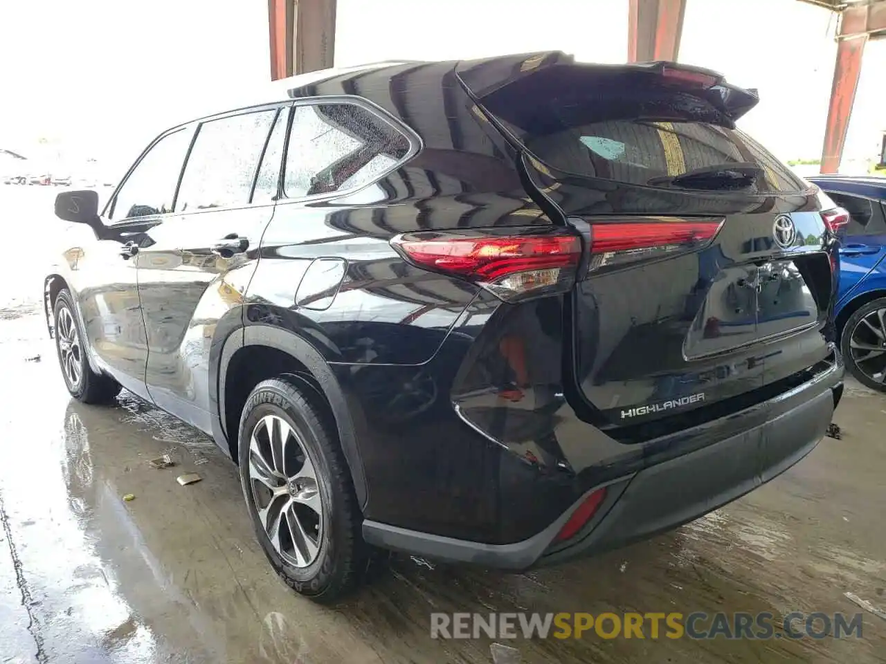 3 Photograph of a damaged car 5TDGZRAH3LS025800 TOYOTA HIGHLANDER 2020